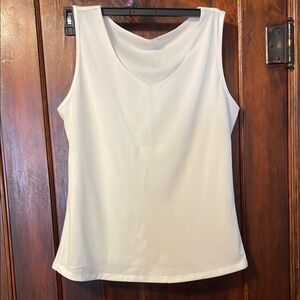 Elegant White Sleeveless Top